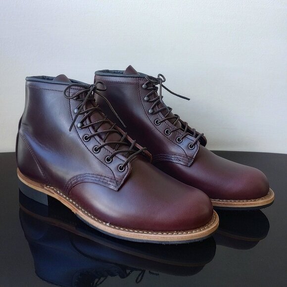 Red Wing Heritage Men\'s Beckman 6-Inch Boot in Amazing Black Cherry-Made in USA main image 7